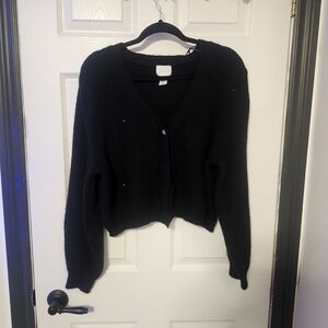 H&M Women's Black Cardigan Sweater